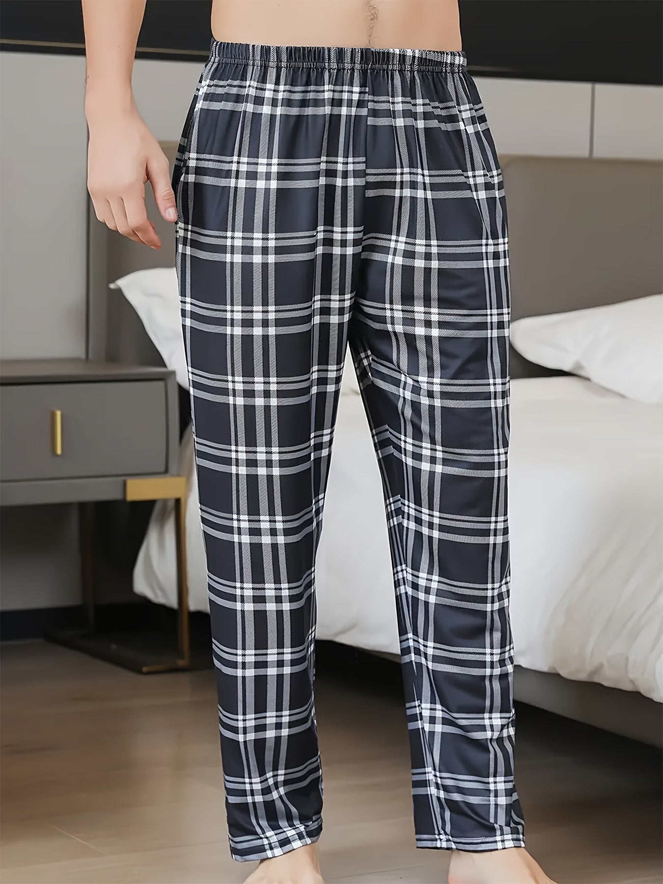 Men's Pajama Pants - Plaid – 4pcs Colorway 88325 – view 7