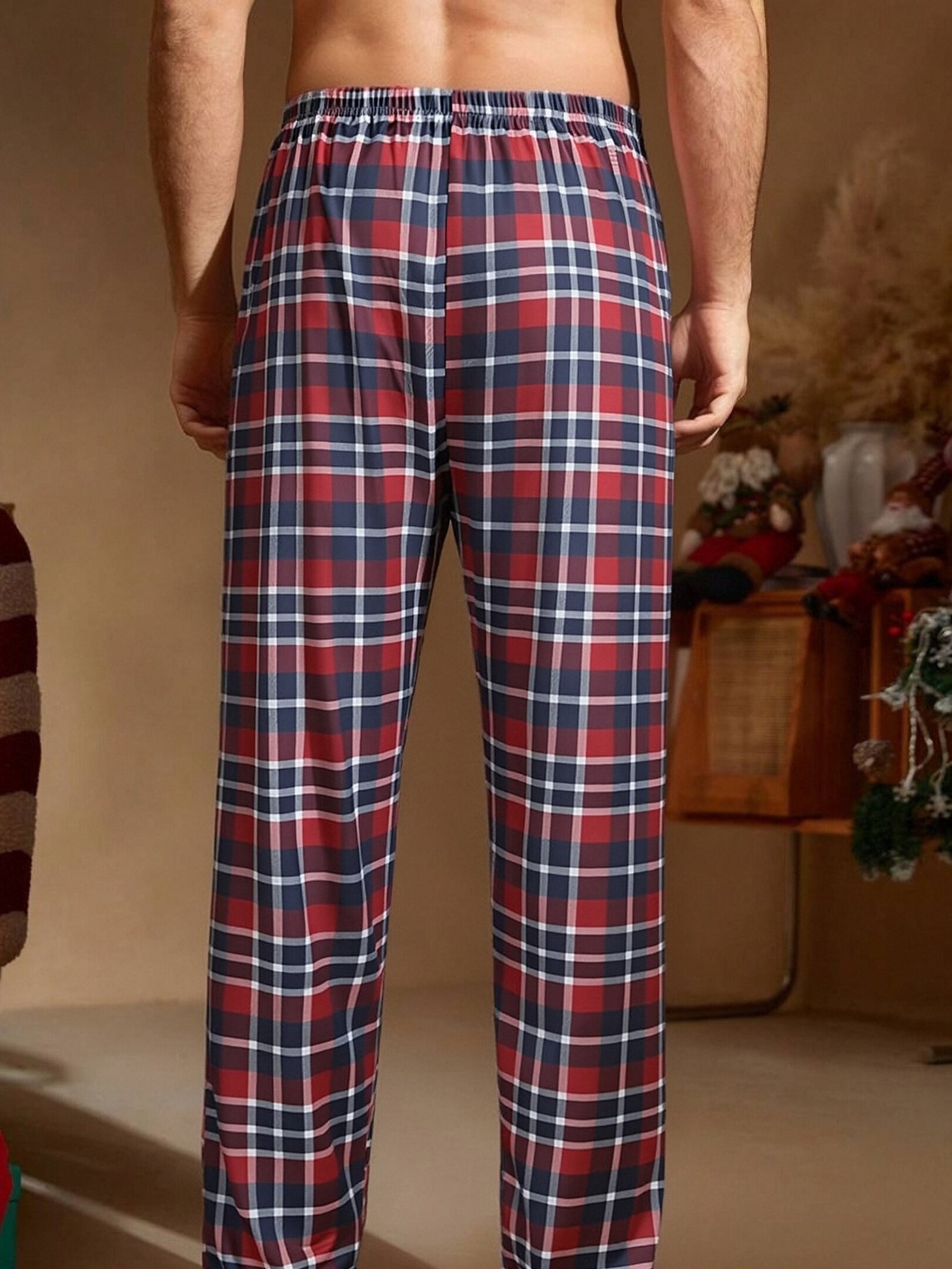 Men's Pajama Pants - Plaid – 4pcs Colorway 88325 – view 14