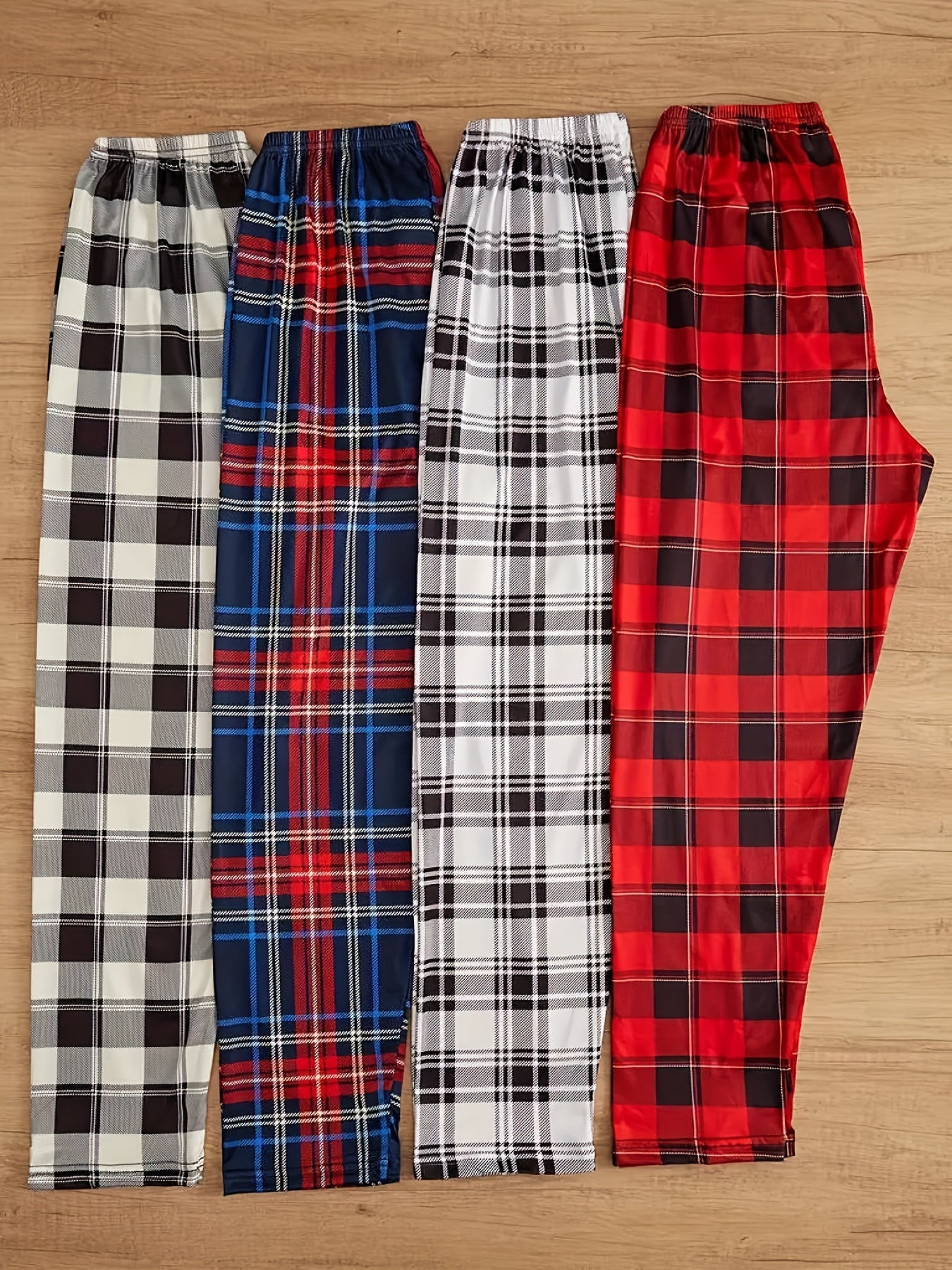 Men's Pajama Pants - Plaid – 4PcsN2 – view 4