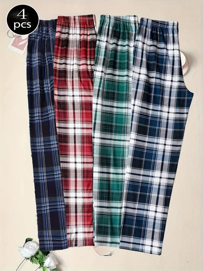 Men's Pajama Pants - Plaid – 4PcsN2 – view 9