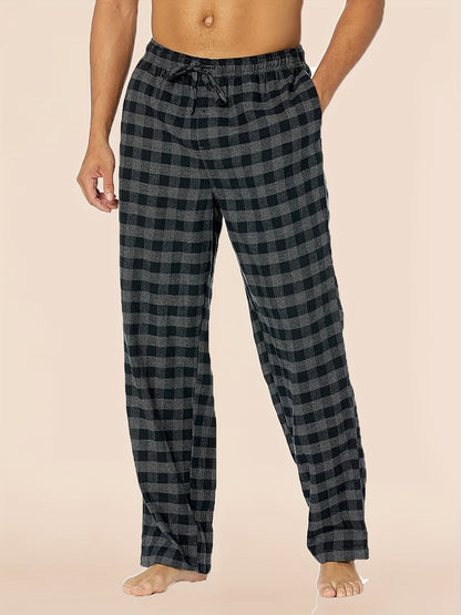 Men's Pajama Set – Men's Mixed colors Polyester Pants – view 3