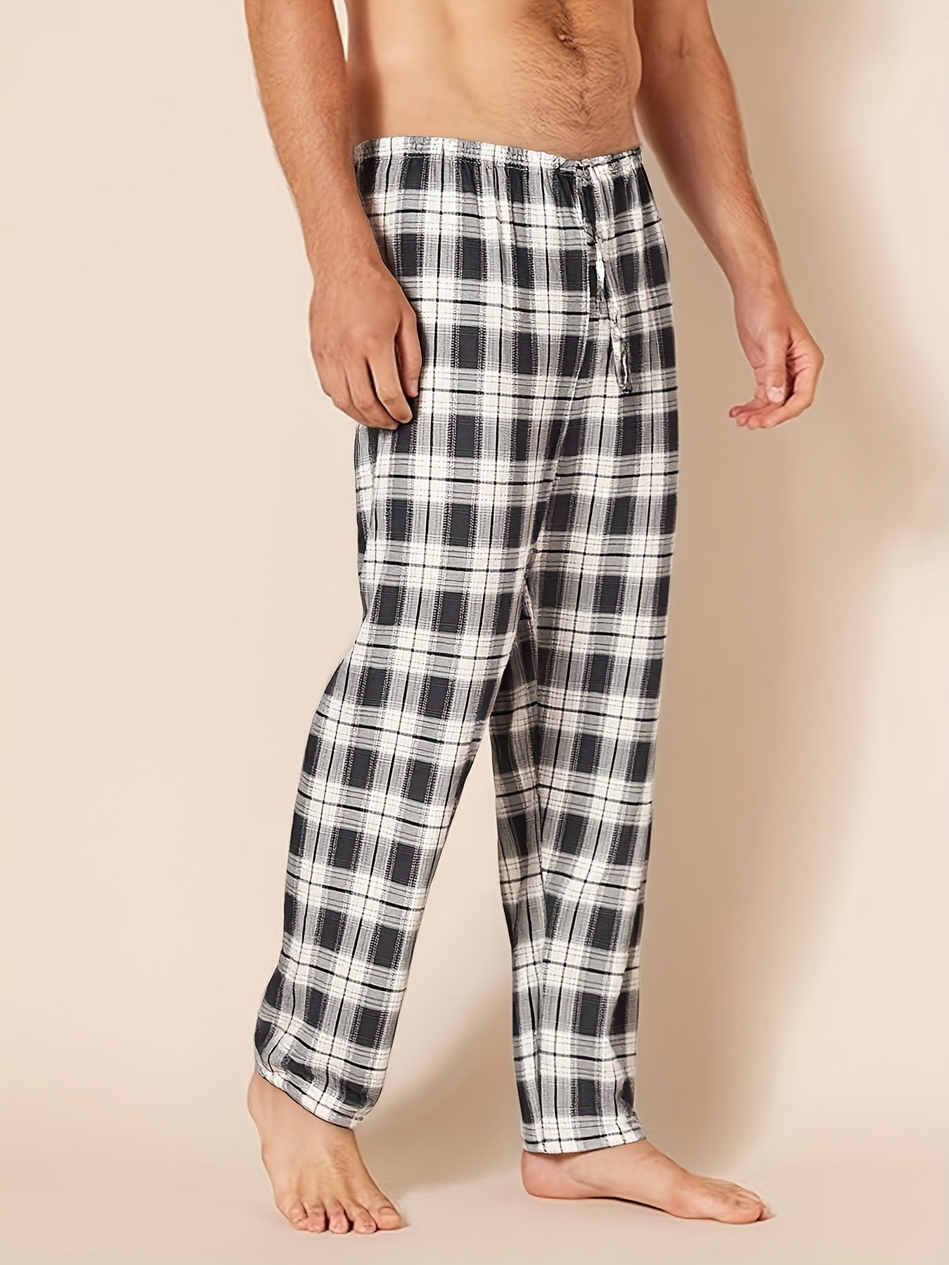 Men's Pajama Set – Men's Mixed colors Polyester Pants – view 5