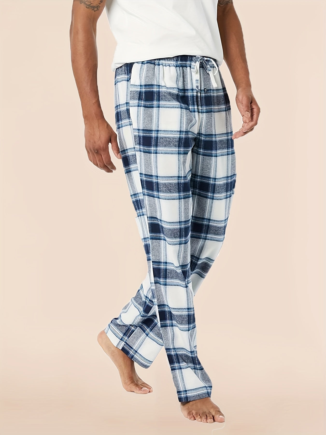 Men's Pajama Set – Men's Mixed colors Polyester Pants – view 6