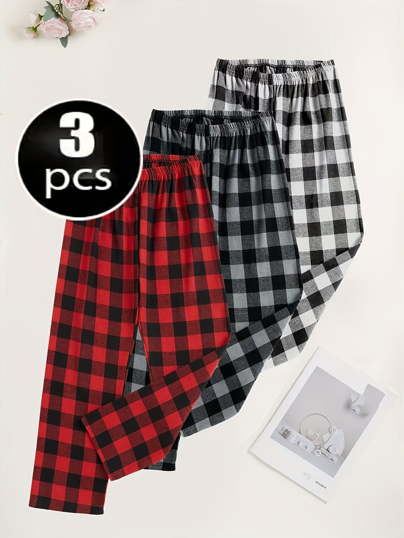 Men's Pajama Set - Plaid Detail – view 5