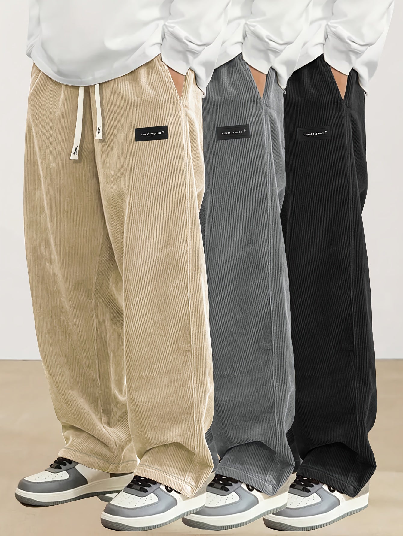 Men's Pants - Everyday Comfort – Sizes S–XXXL – Black option – main product image