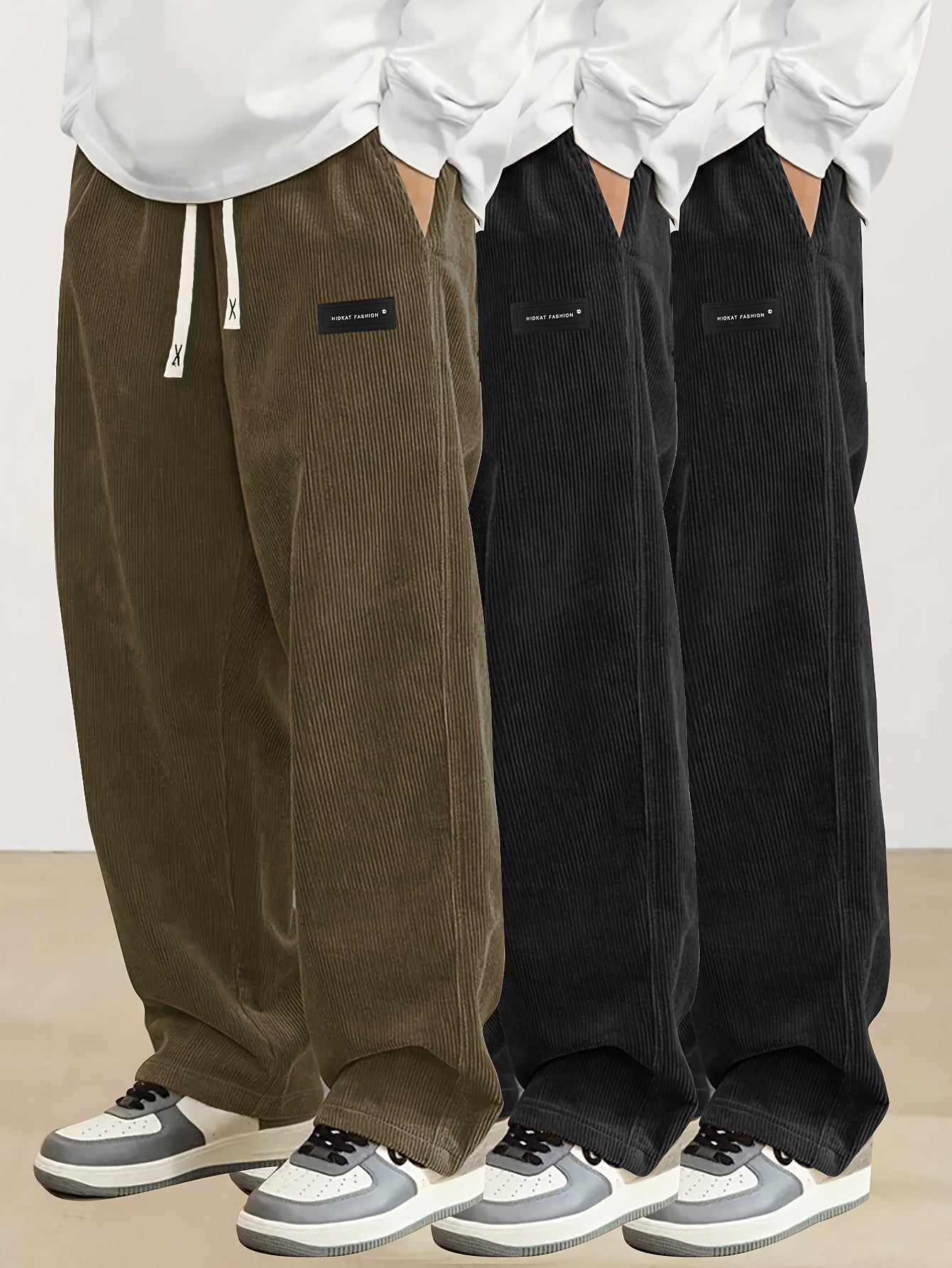 Men's Pants - Everyday Comfort – Sizes S–XXXL – Black option – view 2