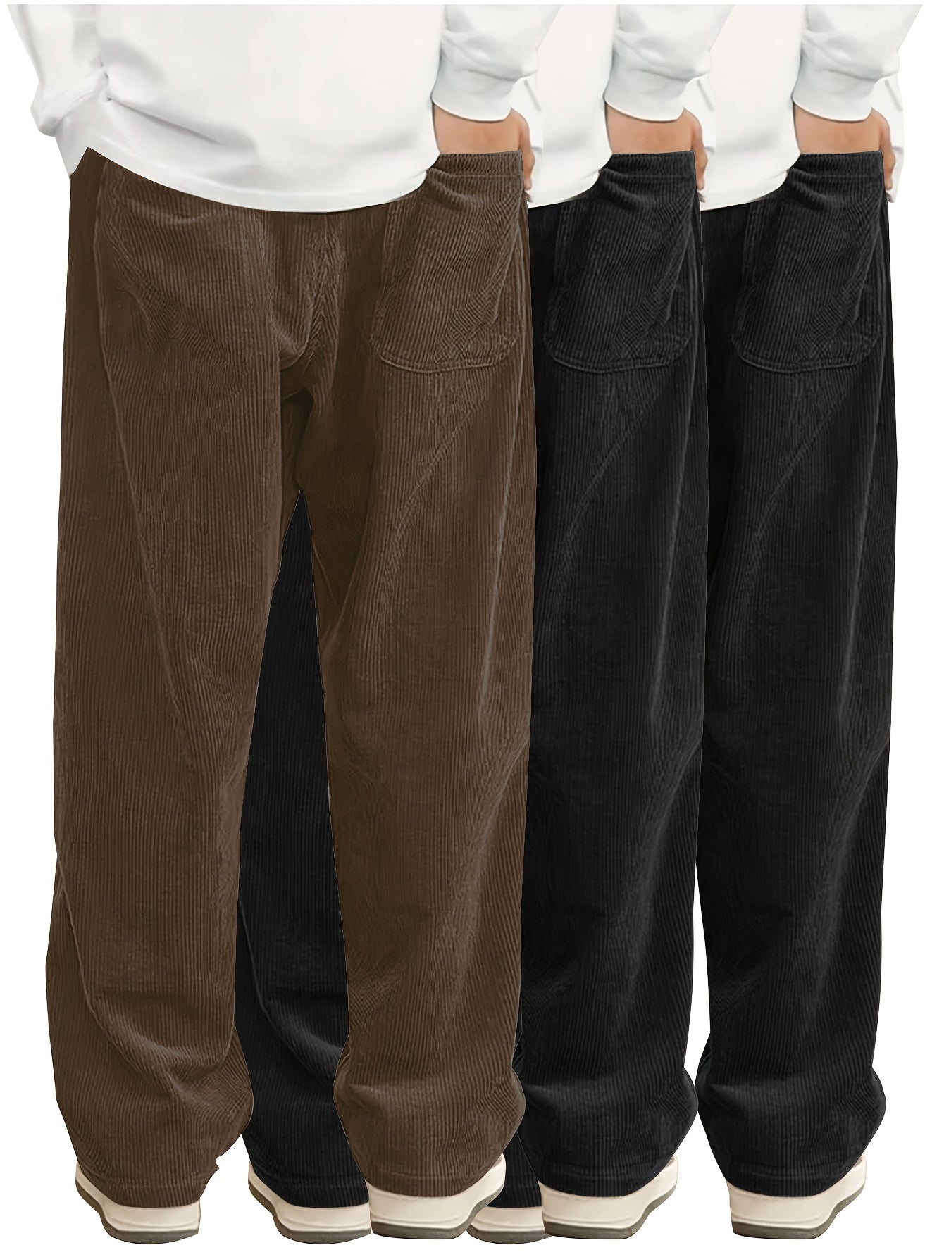 Men's Pants - Everyday Comfort – Sizes S–XXXL – Black option – view 11