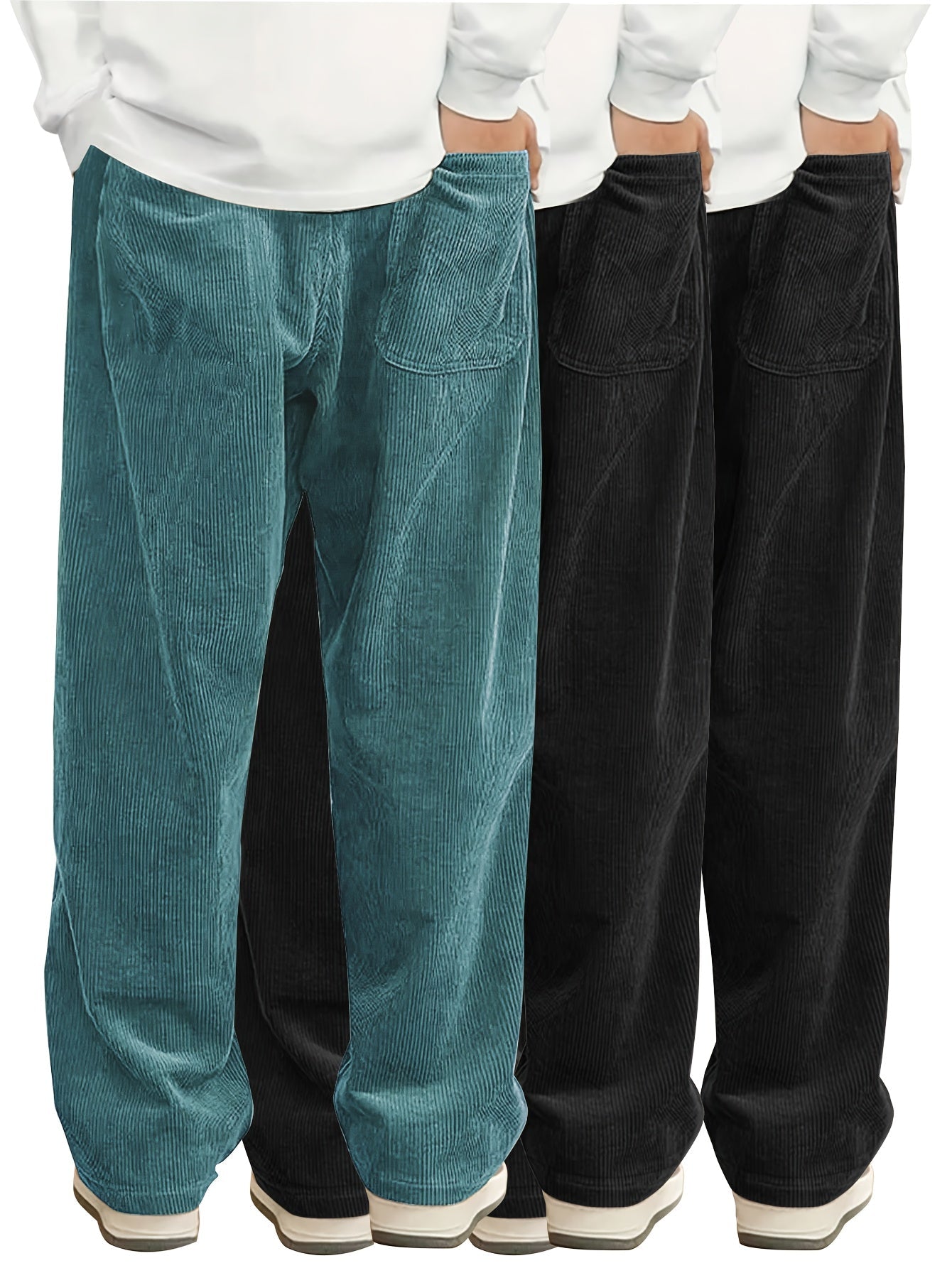Men's Pants - Everyday Comfort – Sizes S–XXXL – Black option – view 19