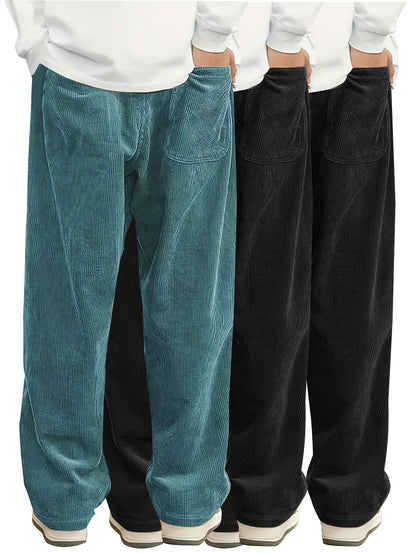 Men's Pants - Everyday Comfort – Sizes S–XXXL – Black option – view 19