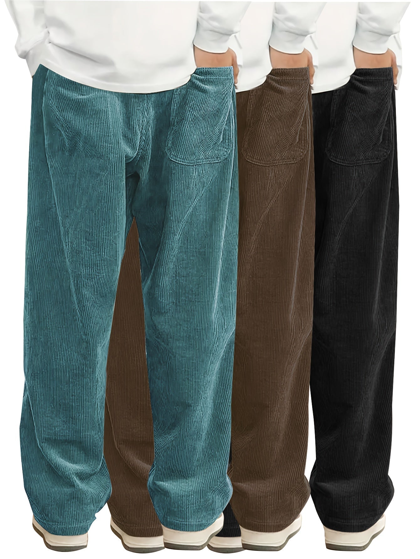 Men's Pants - Everyday Comfort – Sizes S–XXXL – Black option – view 23