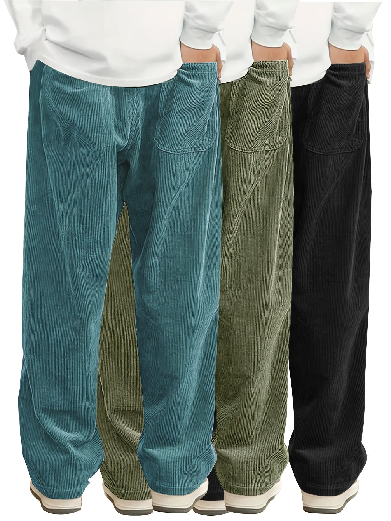Men's Pants - Everyday Comfort – Sizes S–XXXL – Black option – view 27