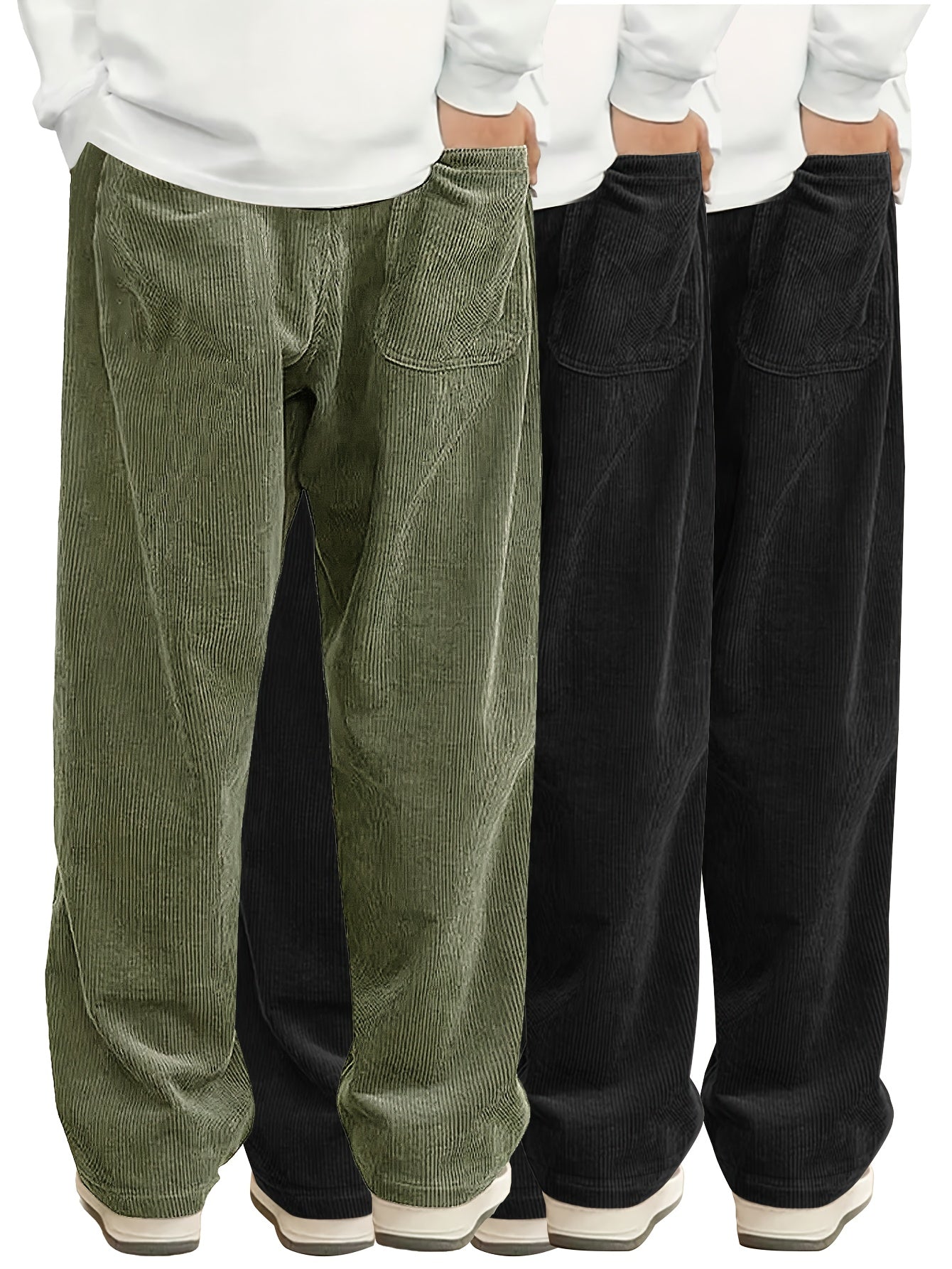 Men's Pants - Everyday Comfort – Sizes S–XXXL – Black option – view 41