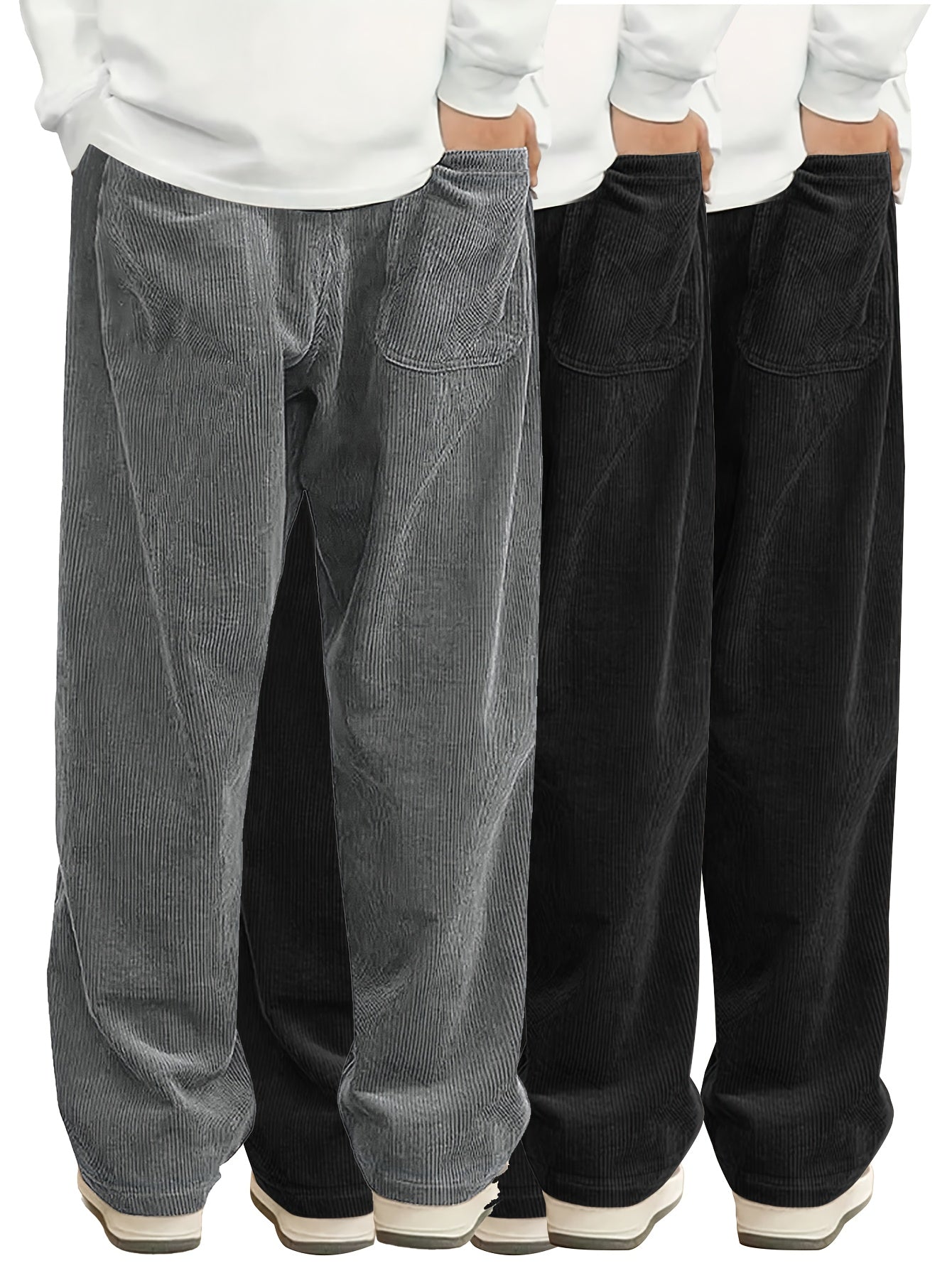 Men's Pants - Everyday Comfort – Sizes S–XXXL – Black option – view 43
