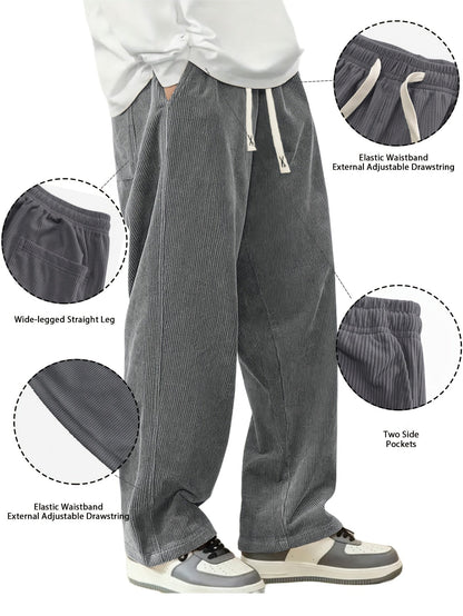 Men's Pants - Everyday Comfort – Sizes S–XXXL – Black option – view 44