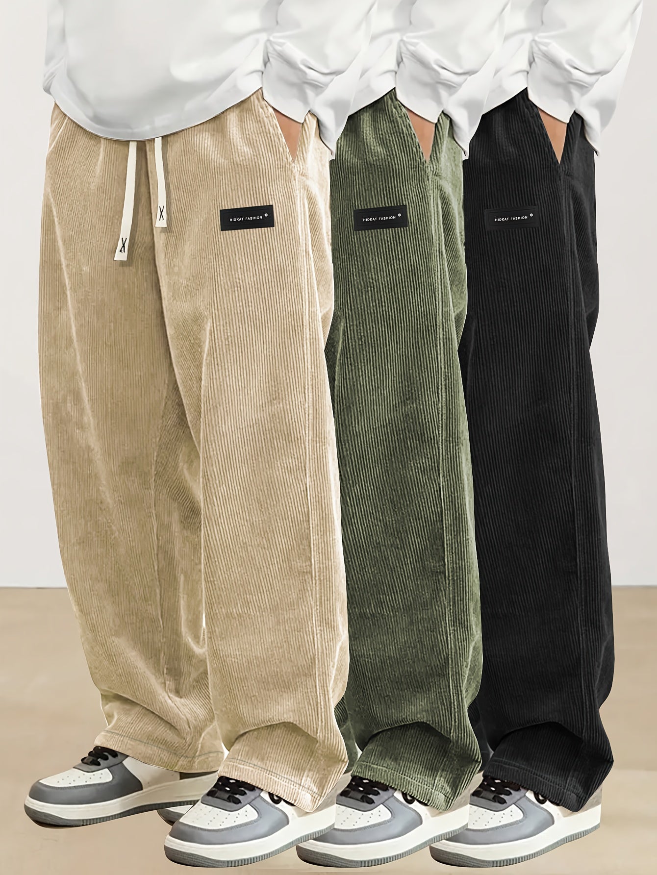 Men's Pants - Everyday Comfort – Sizes S–XXXL – Black option – view 54