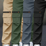 Khaki + Army Green + Dark Gray + Black