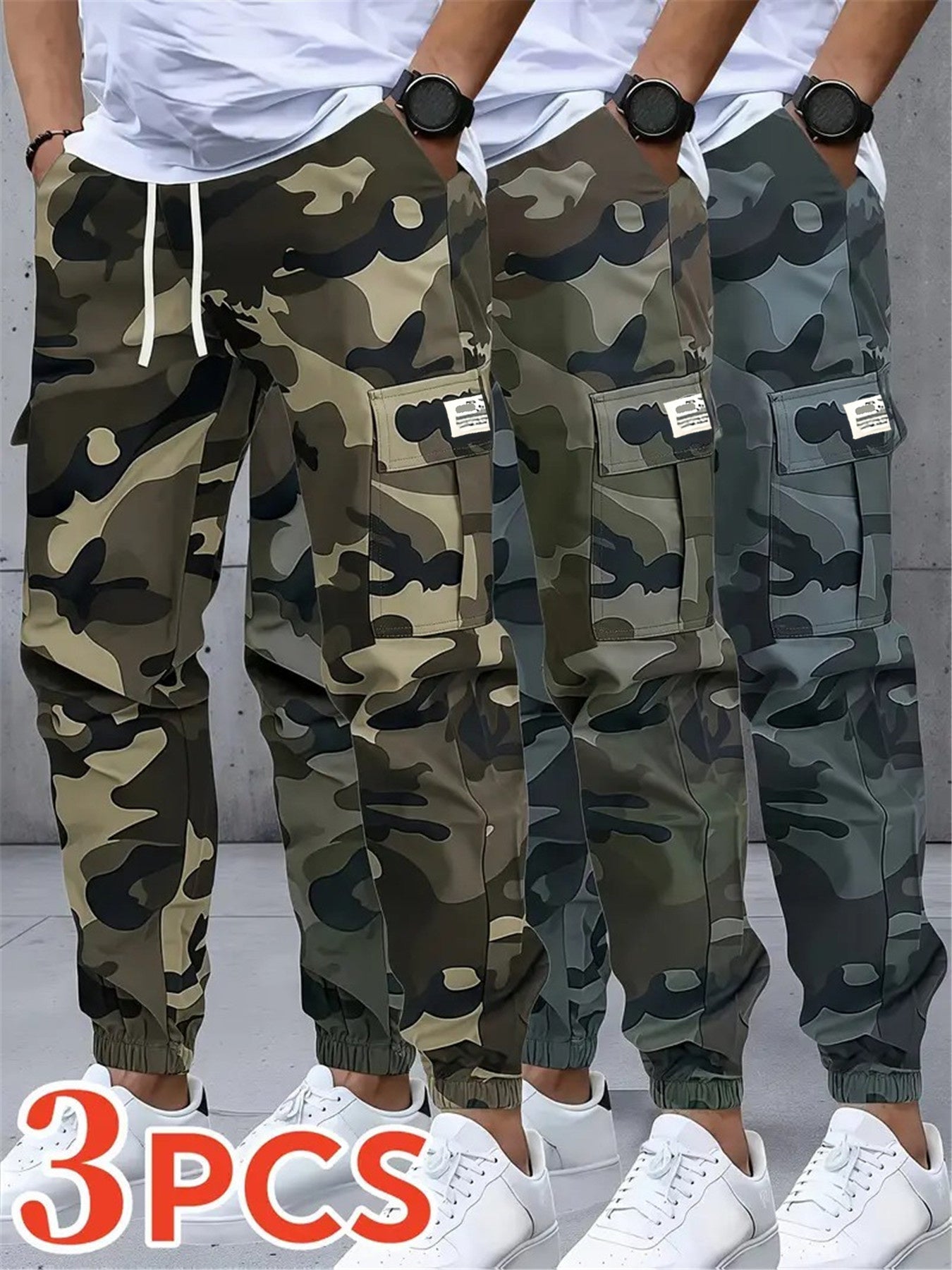 Men's Pants - Stretch Comfort – 3-Color Selection – view 3
