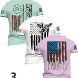 Green, white, red.