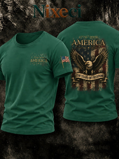 Men's Patriotic T-Shirt - Crew Neck Short Sleeve – Sizes S–XXL – view 13