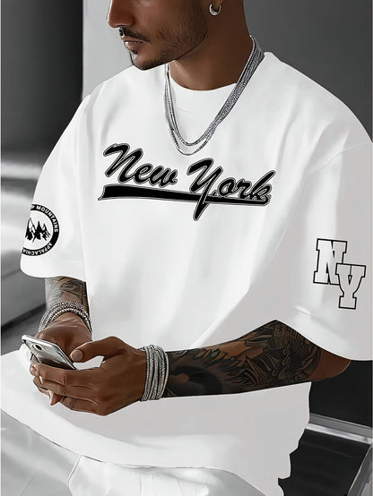 Men's Patriotic T-Shirt - Crew Neck Short Sleeve Streetwear – view 2