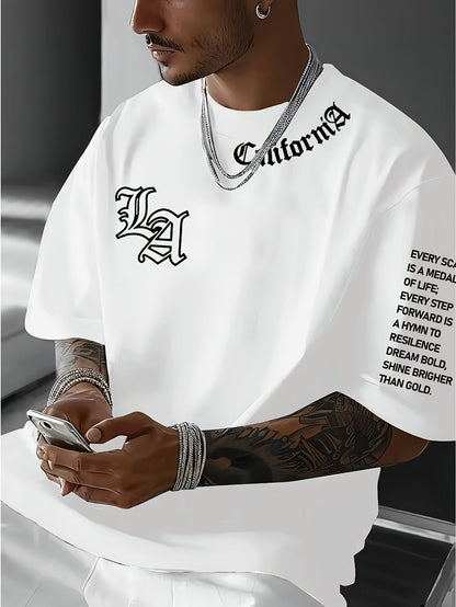 Men's Patriotic T-Shirt - Crew Neck Short Sleeve Streetwear – view 13
