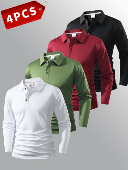 Men's Performance Polo Shirt - Collared Long Sleeve – view 13