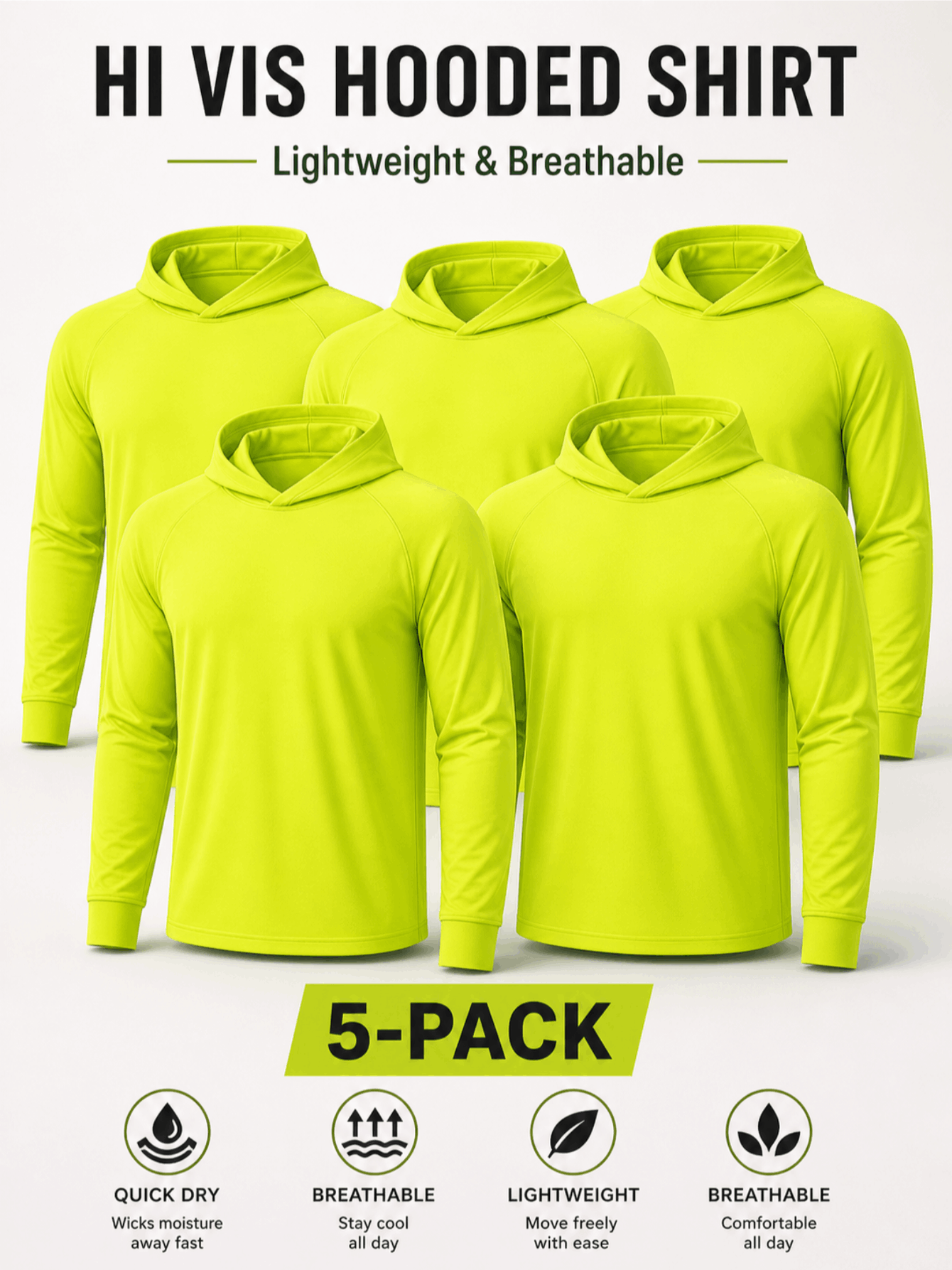 Men's Performance Shirt - Classic Neck Long Sleeve – 12-Variant Selection detail view