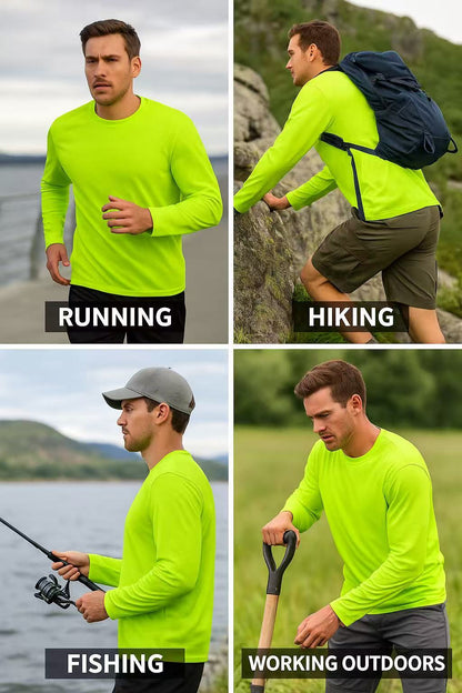 Men's Performance Shirt - Classic Neck Long Sleeve – 12-Variant Selection detail view