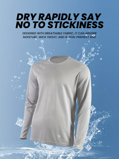 Men's Performance Shirt - Classic Neck Long Sleeve – Sizes S–XXL – view 3