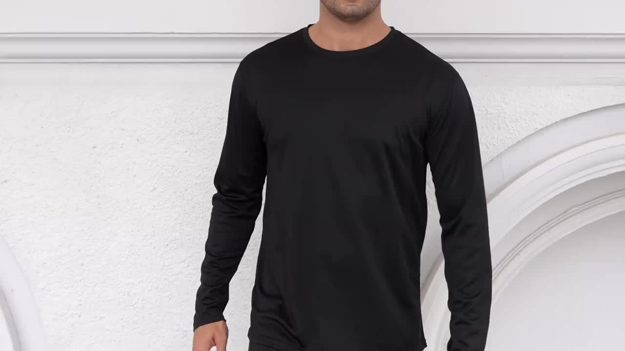 Men's Performance Shirt - Classic Neck Long Sleeve – Sizes S–XXL – view 7