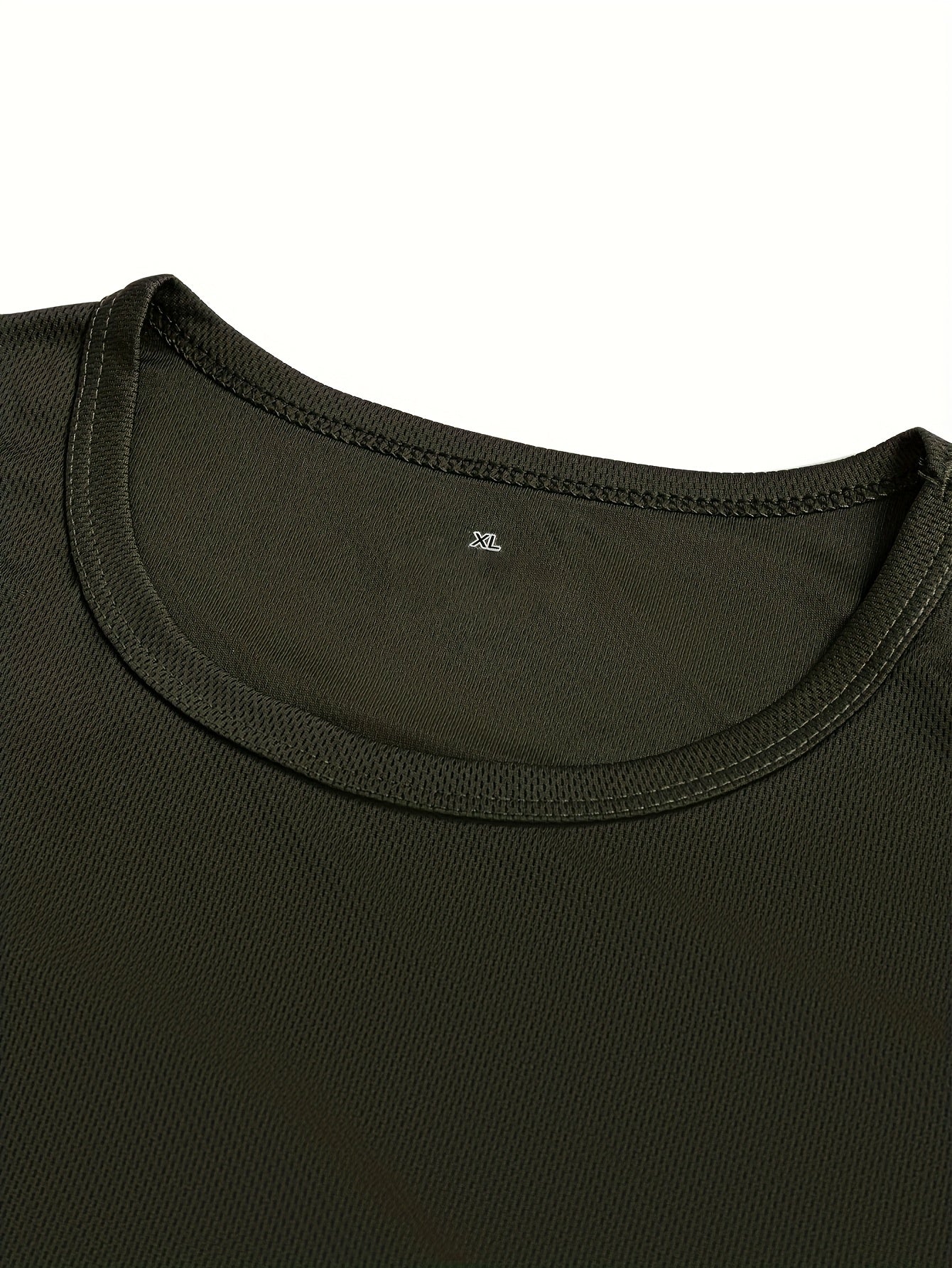 Men's Performance T-Shirt - Crew Neck Long Sleeve – Crew Neck neckline complements the regular detail view
