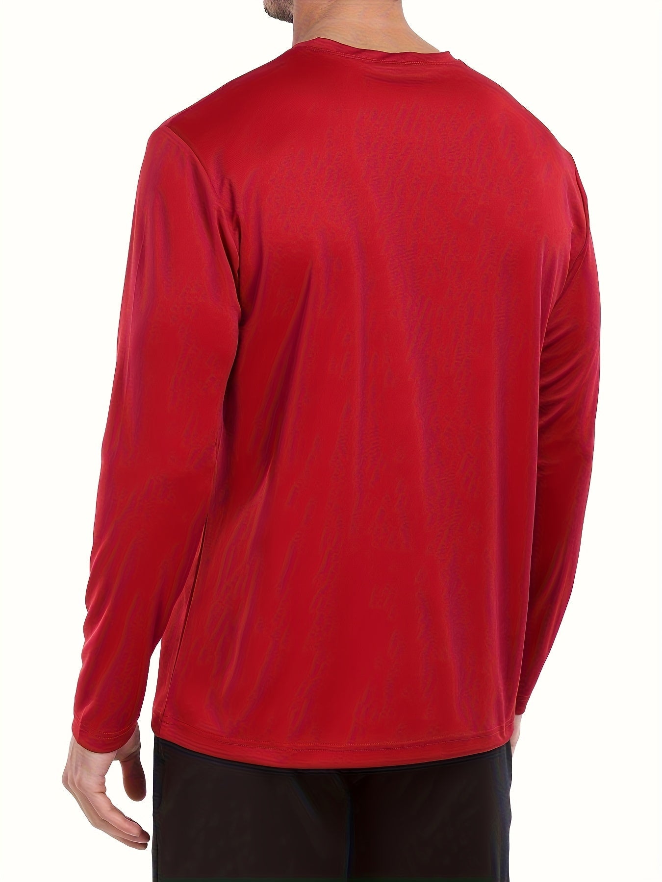 Men's Performance T-Shirt - Crew Neck Long Sleeve Streetwear Style – view 6