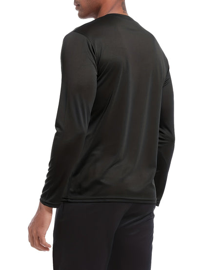Men's Performance T-Shirt - Crew Neck Long Sleeve Streetwear Style – view 7