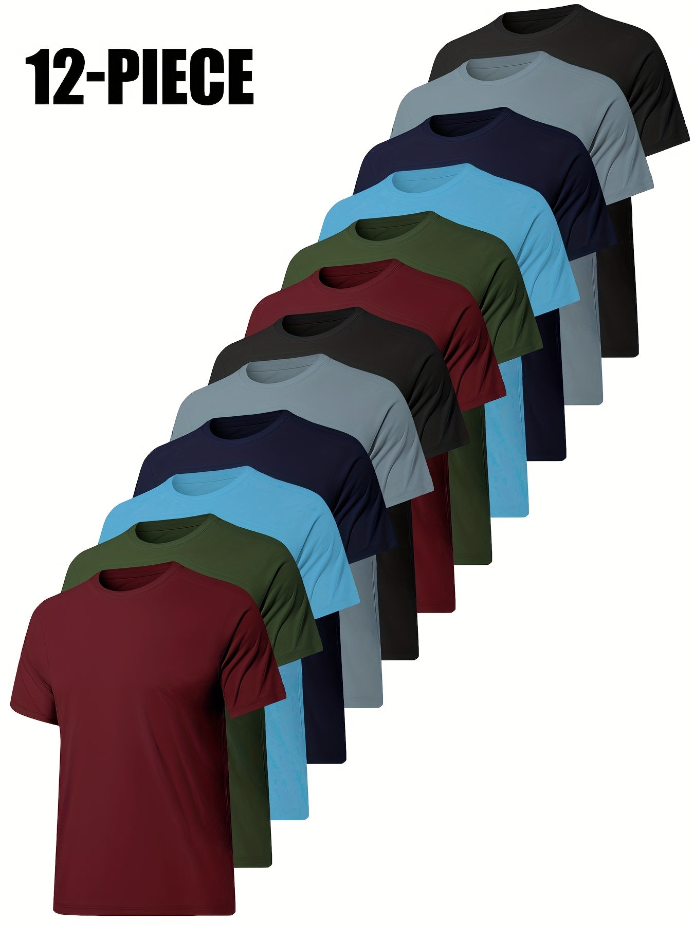 Men's Performance T-Shirt - Crew Neck Short Sleeve – 10C – main product image