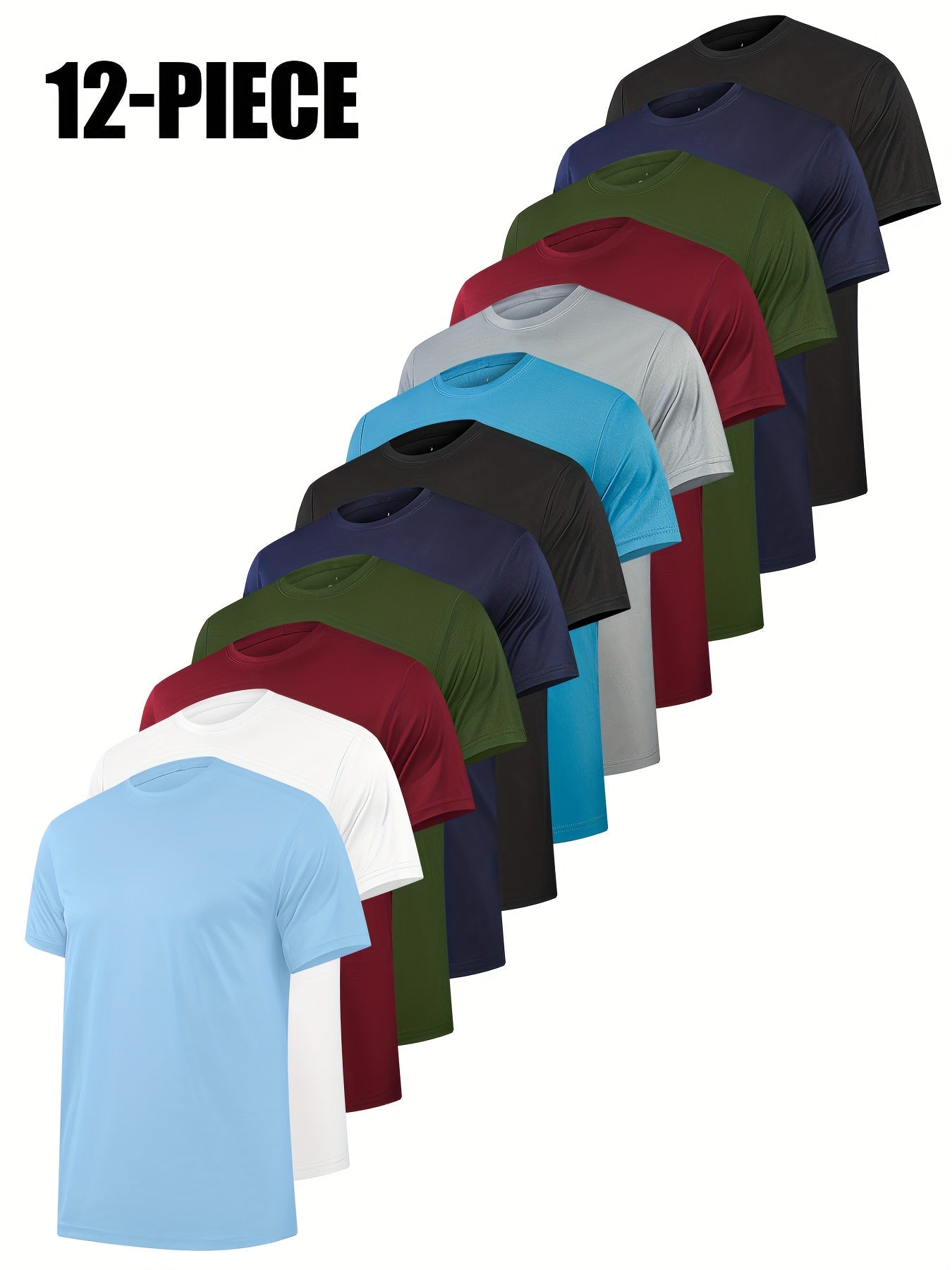 Men's Performance T-Shirt - Crew Neck Short Sleeve – 10C – view 6