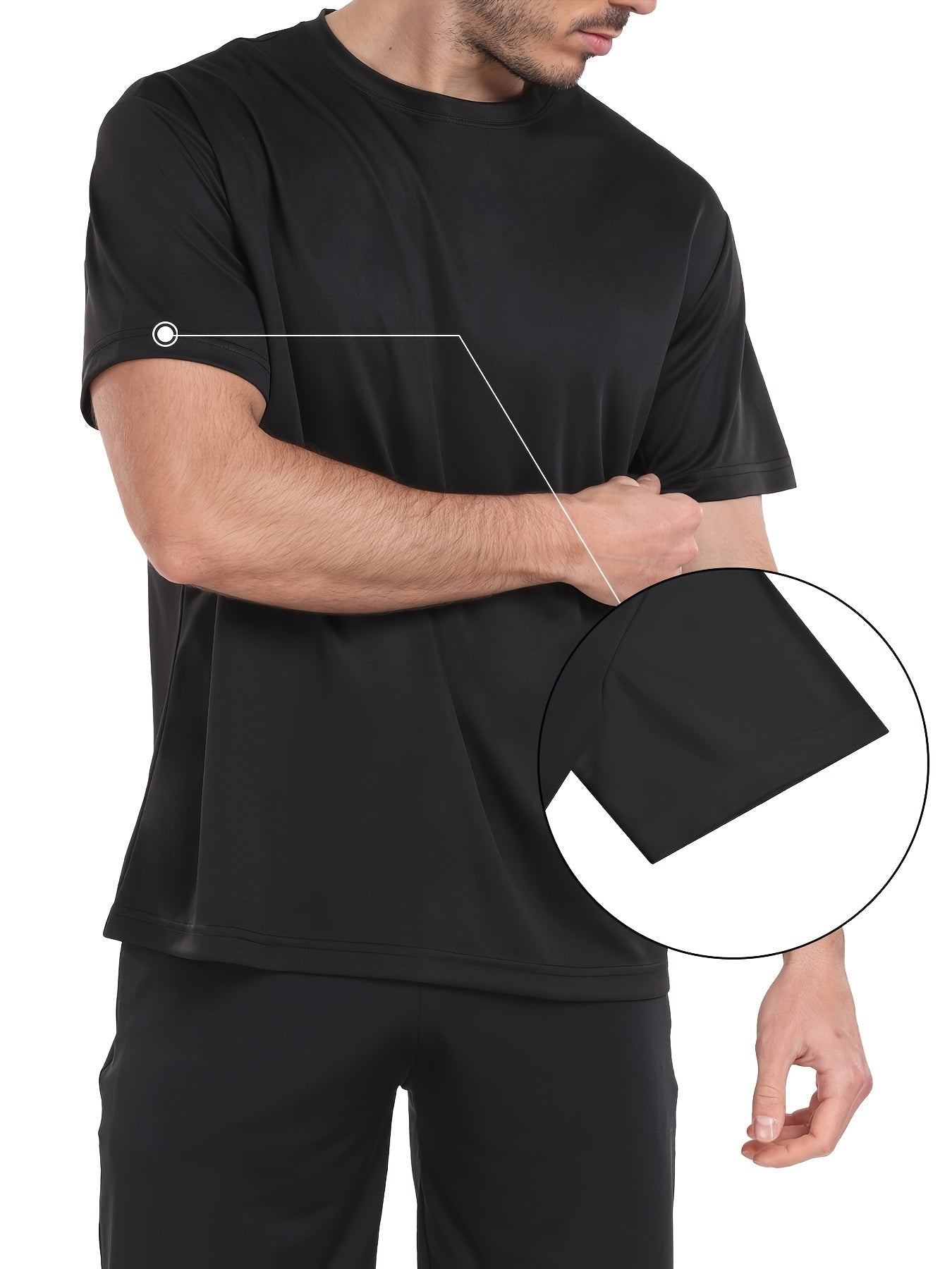 Men's Performance T-Shirt - Crew Neck Short Sleeve – 10C – view 7