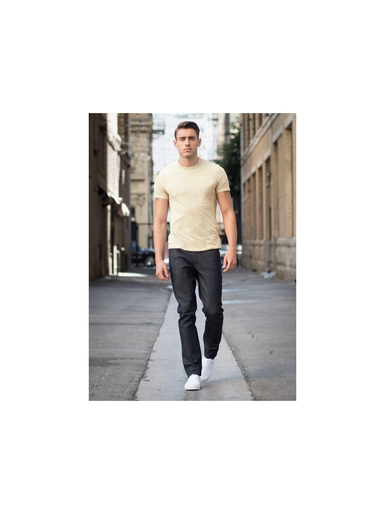 Men's Performance T-Shirt - Crew Neck Short Sleeve – Mixed Color Cotton – view 5