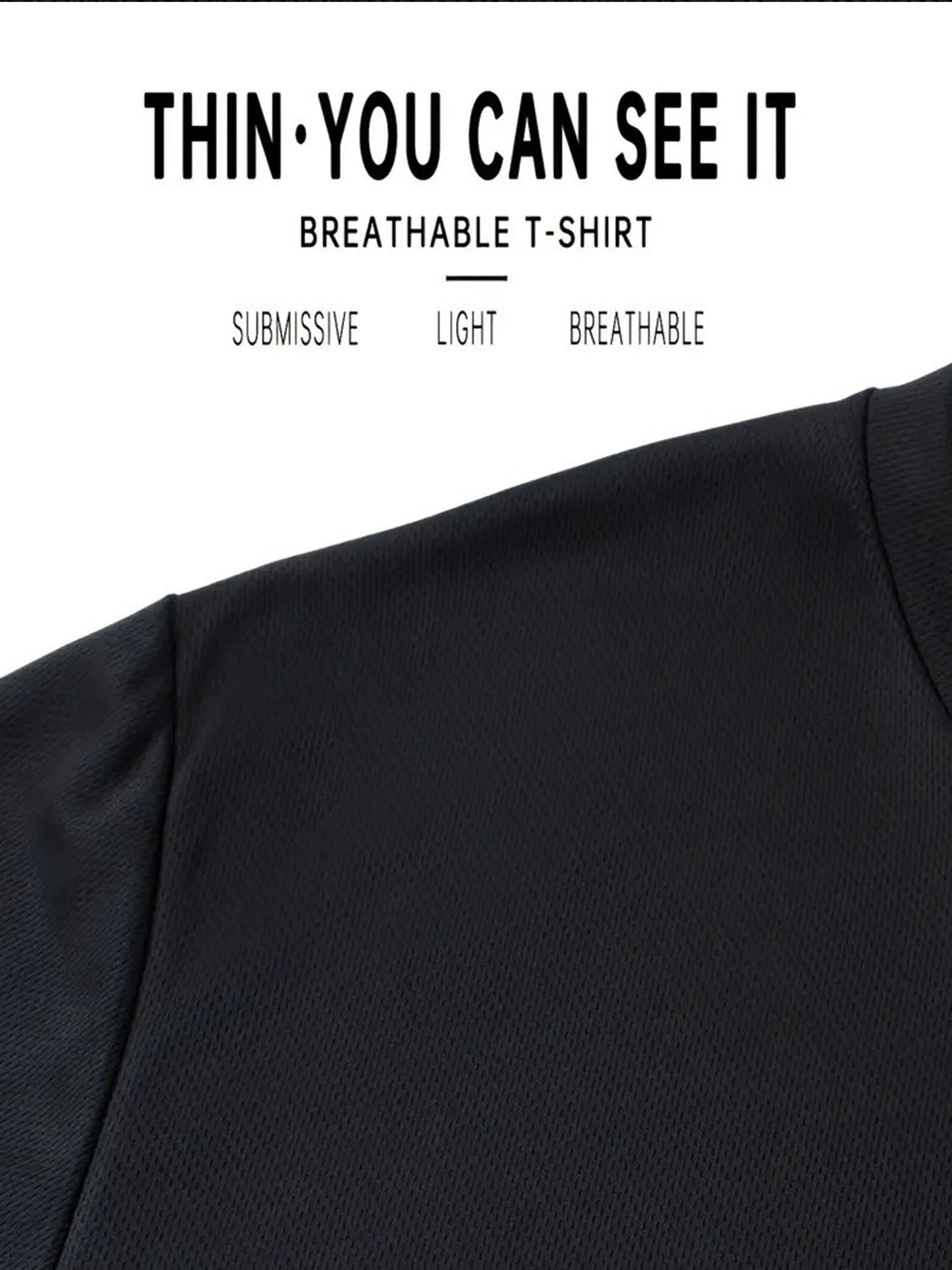 Men's Performance T-Shirt - Crew Neck Short Sleeve – Mixed Color Polyester – view 9