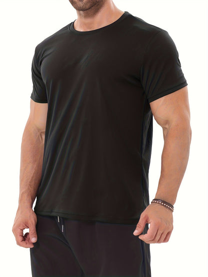 Men's Performance T-Shirt - Crew Neck Short Sleeve – Mixed colors Short-Sleeve – view 3