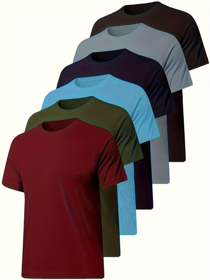 Men's Performance T-Shirt - Crew Neck Short Sleeve – Mixed colors Short-Sleeve – view 5