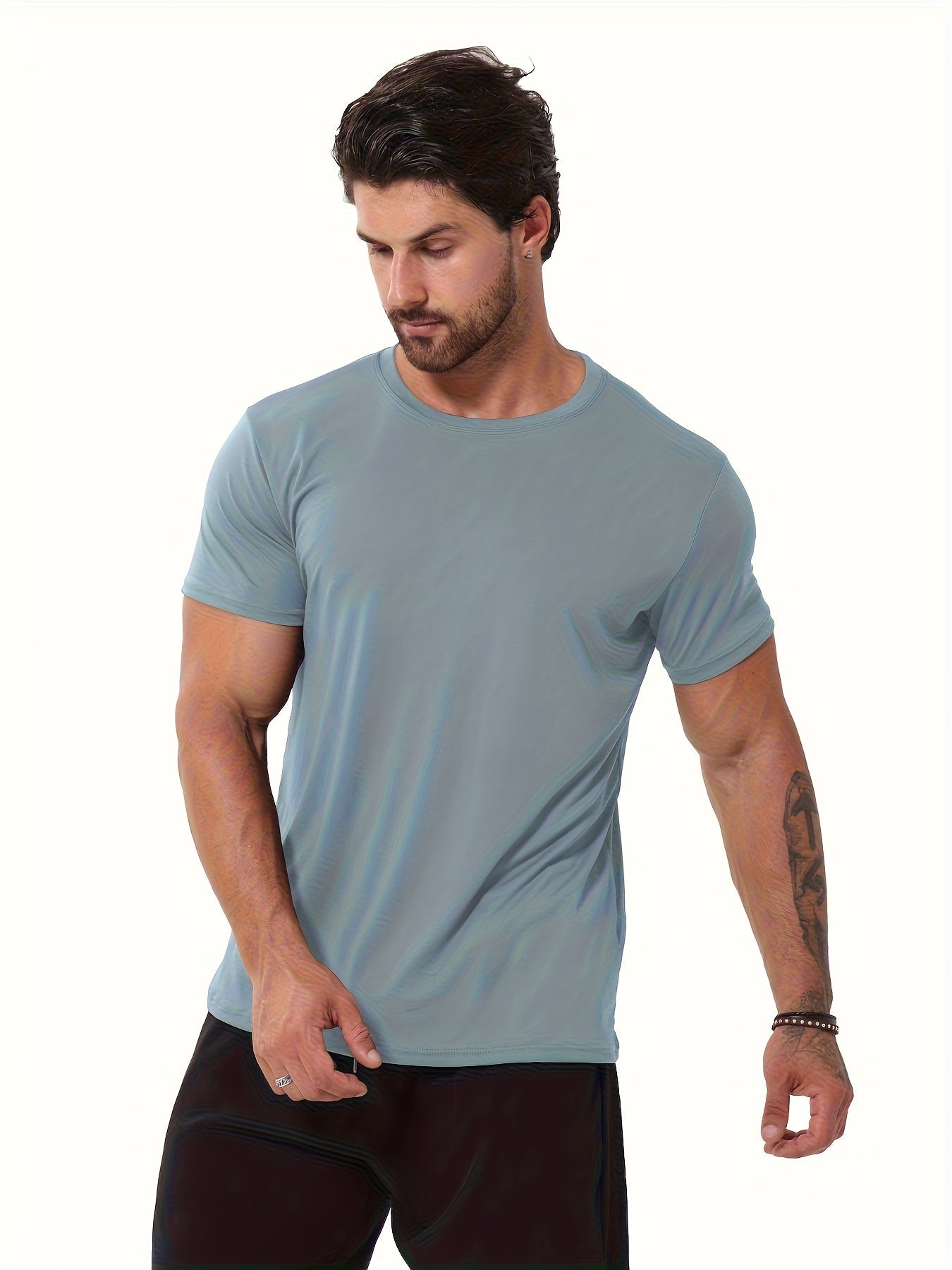 Men's Performance T-Shirt - Crew Neck Short Sleeve – Mixed colors Short-Sleeve – view 6