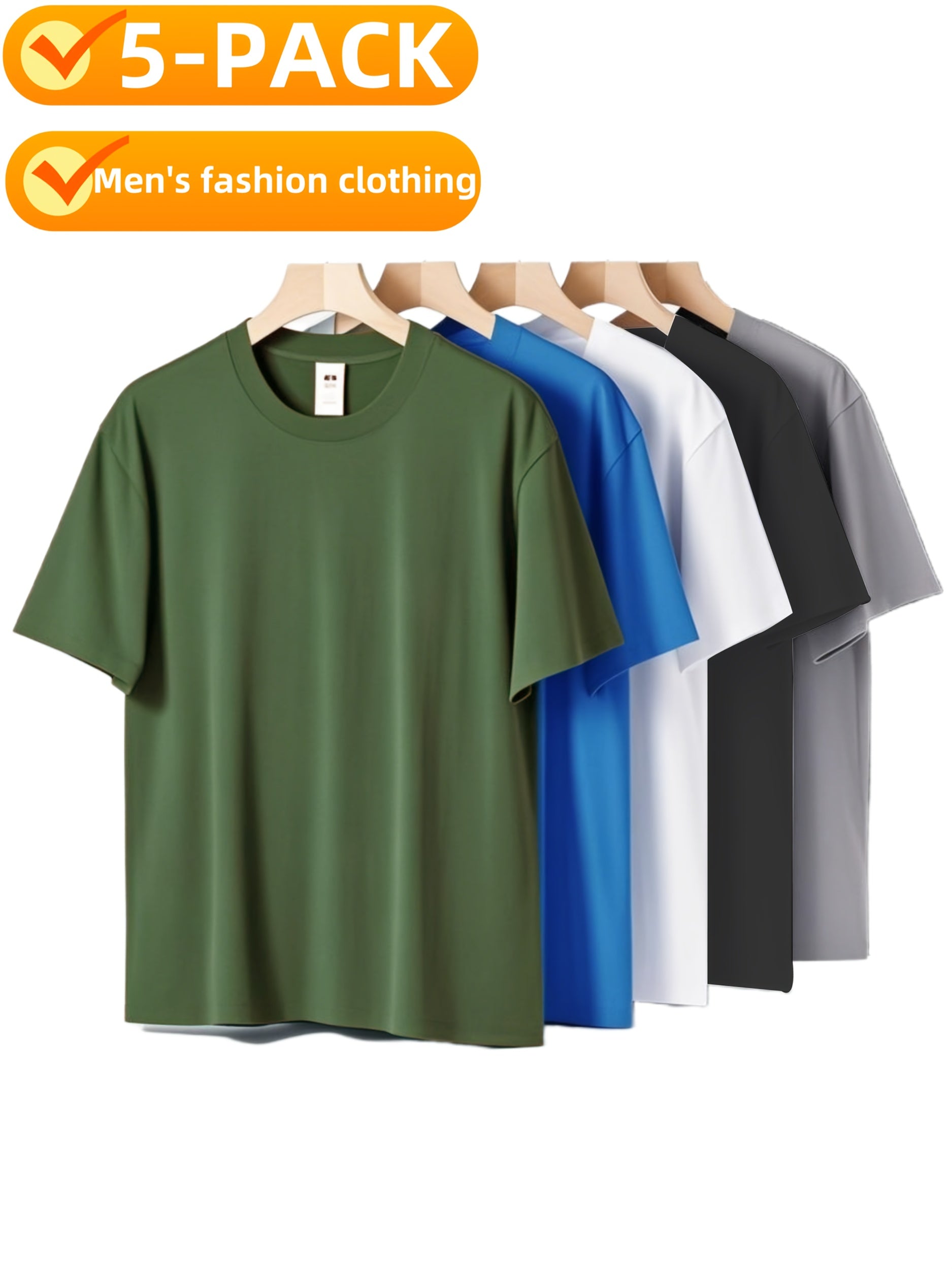 Men's Performance T-Shirt - Crew Neck Short Sleeve – Relaxed fit – main product image