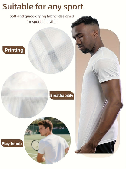 Men's Performance T-Shirt - Crew Neck Short Sleeve – Relaxed fit – view 4