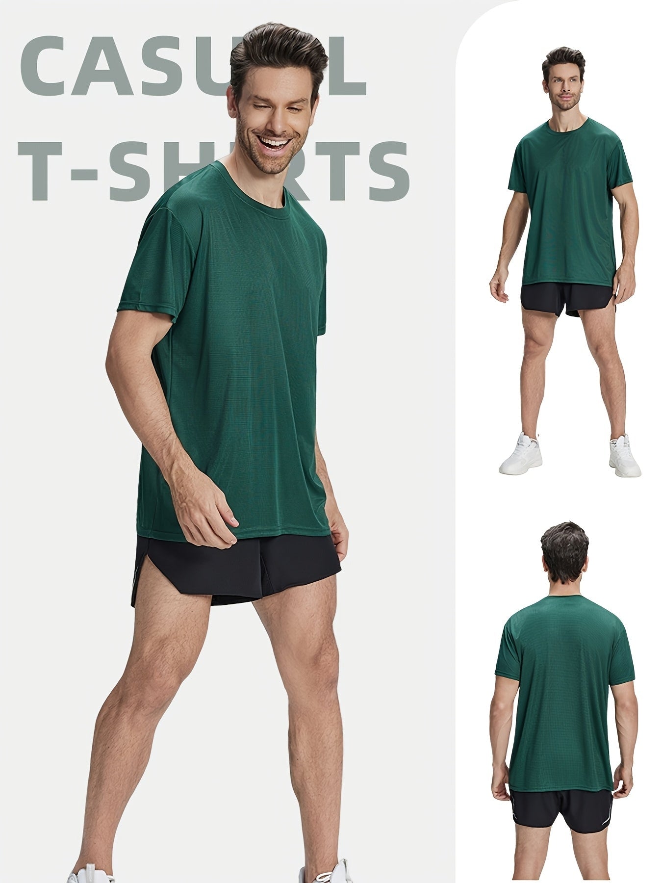 Men's Performance T-Shirt - Crew Neck Short Sleeve – Relaxed fit – view 5
