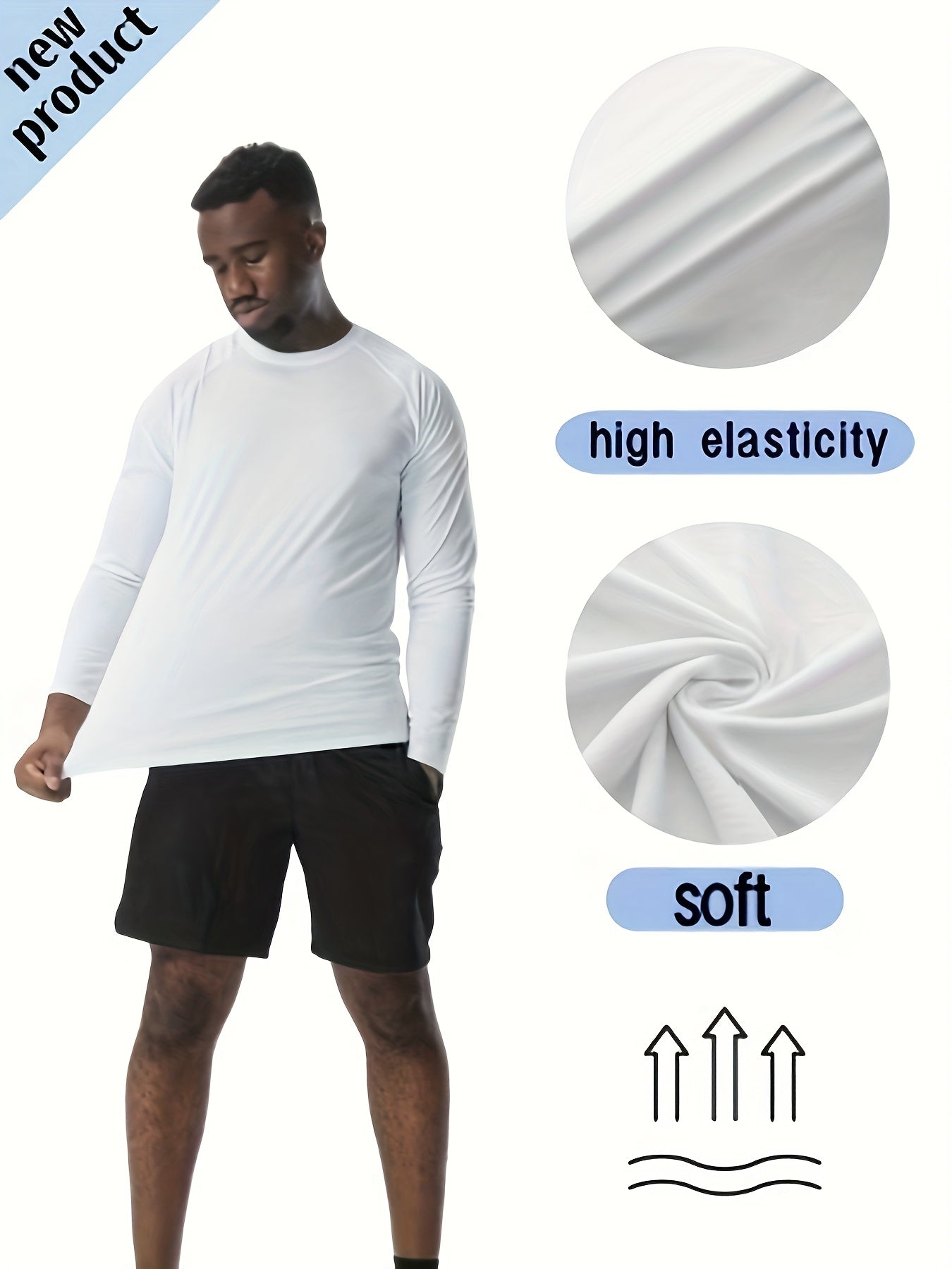Men's Performance T-Shirt - Crew Neck Short Sleeve – Relaxed fit – view 6