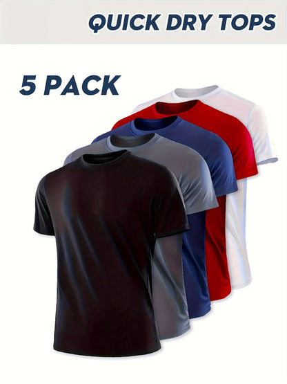 Men's Performance T-Shirt - Crew Neck Short Sleeve – Relaxed fit – view 7