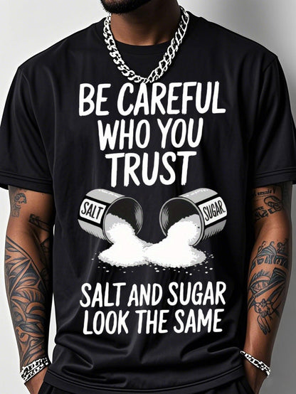 Men's Performance T-Shirt - Crew Neck Short Sleeve Streetwear – Black option – main product image