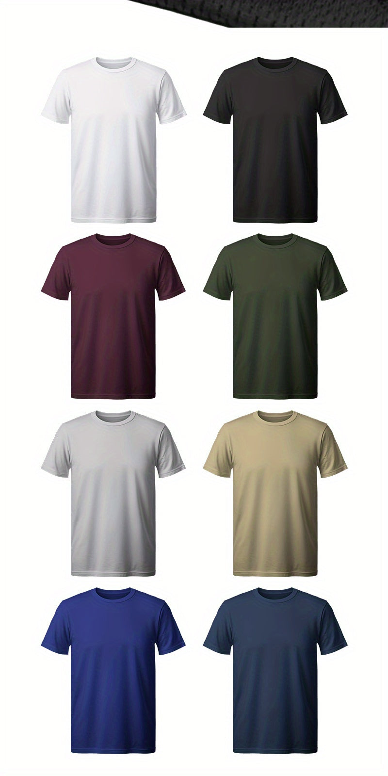 Men's Performance T-Shirt - Crew Neck Short Sleeve Streetwear Style – view 8