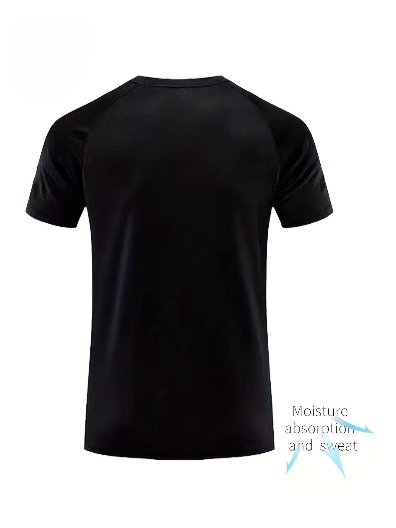 Men's Performance T-Shirt – Men's Wine Red Army Green Navy Blue - Khaki Black White Gray – view 8