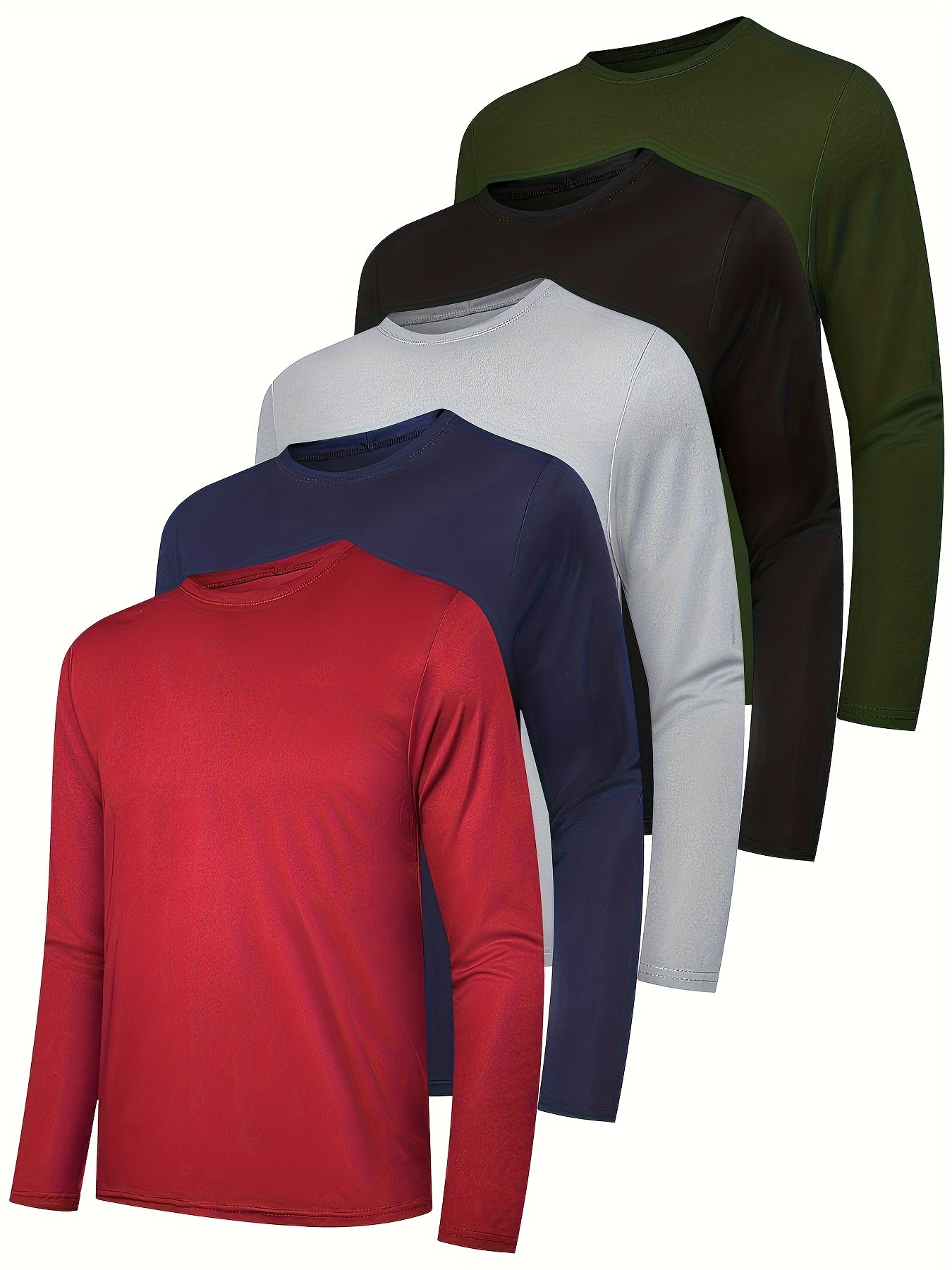 Men's Performance T-Shirt - Round Neck Long Sleeve – Sizes S–XXL – view 2